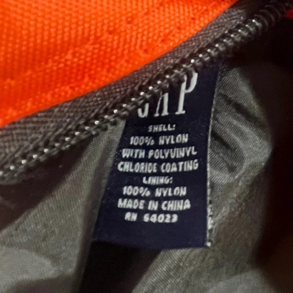 VTG Y2K GAP Orange Messenger Gamig Crossbody Bag Comic Book Graphic Lining